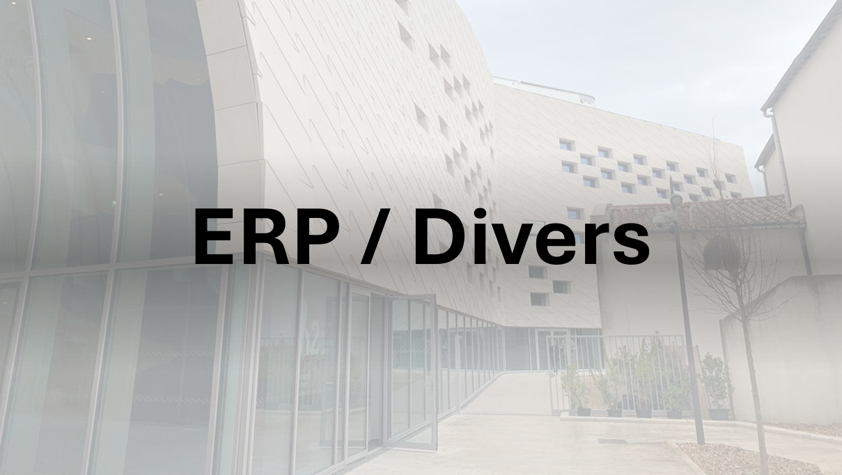 R&eacute;f&eacute;rences ERP / Divers